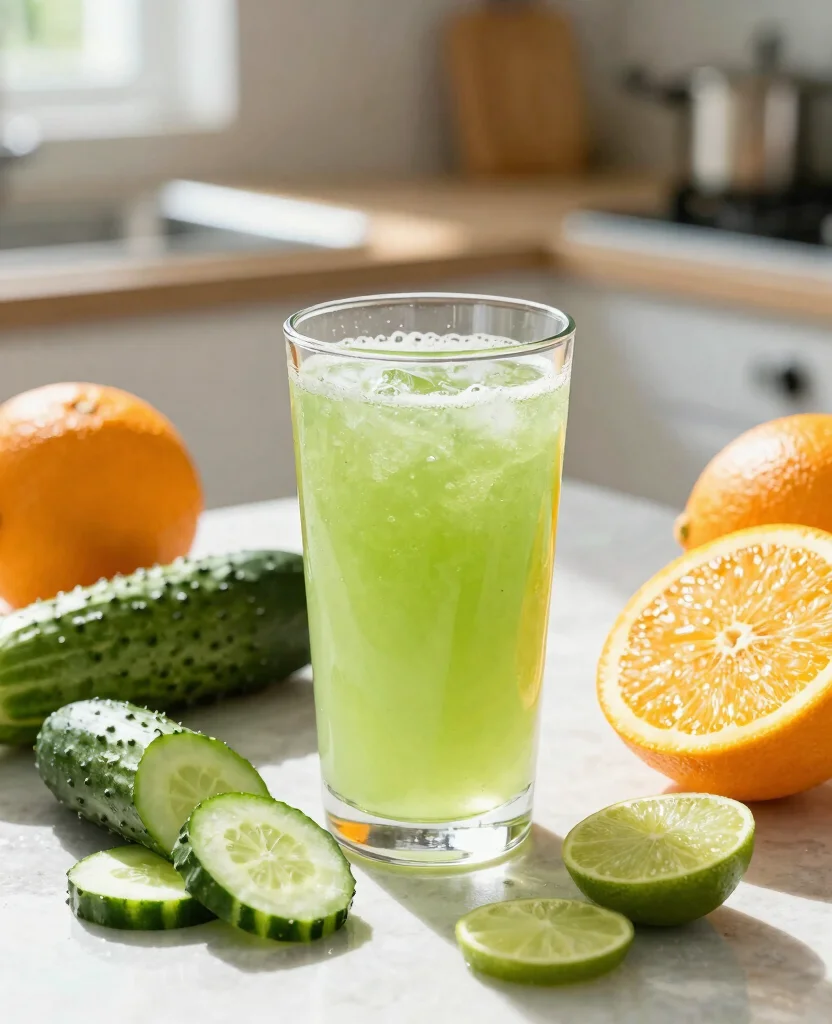 17 Juice Recipes For Beginners That Anyone Can Make - 10. Cucumber Citrus Juice 1