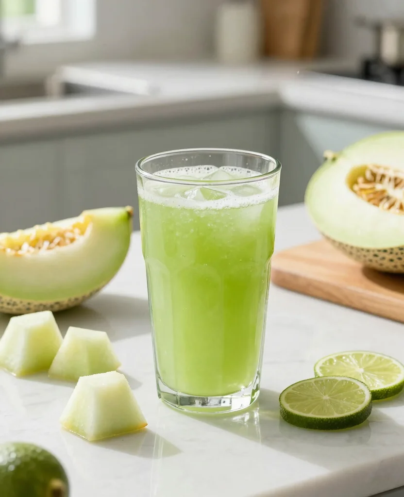 17 Juice Recipes For Beginners That Anyone Can Make - 15. Honeydew Melon Juice 1