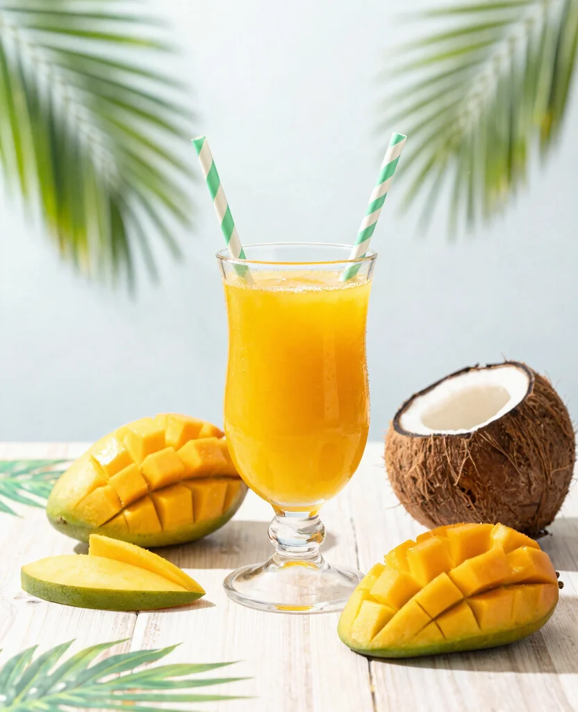 17 Juice Recipes For Beginners That Anyone Can Make - 7. Tropical Mango Juice 1
