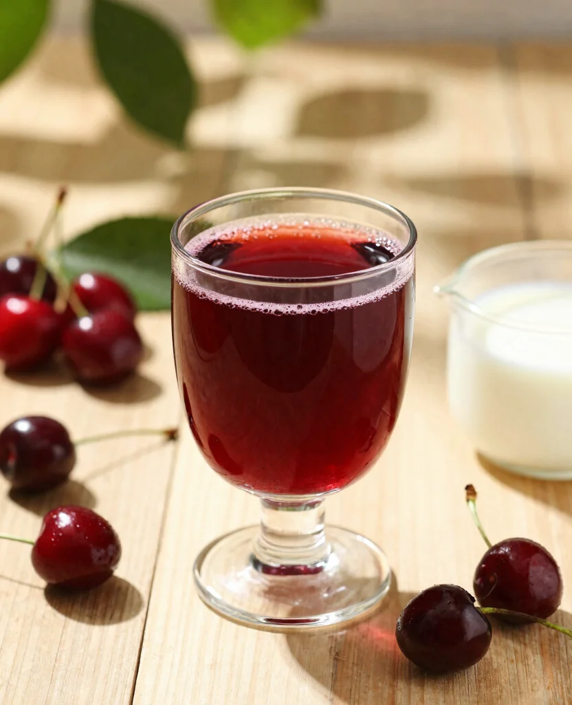 17 Juice Recipes For Inflammation Relief At Home - 11. Cherry Almond Elixir 1