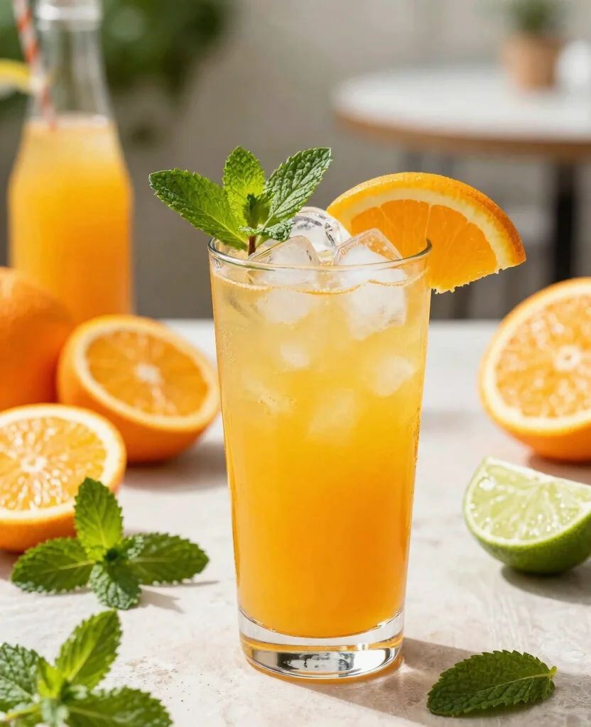 17 Recipes With Orange Juice For Drinks And Desserts - 1. Classic Orange Juice Mojito 1