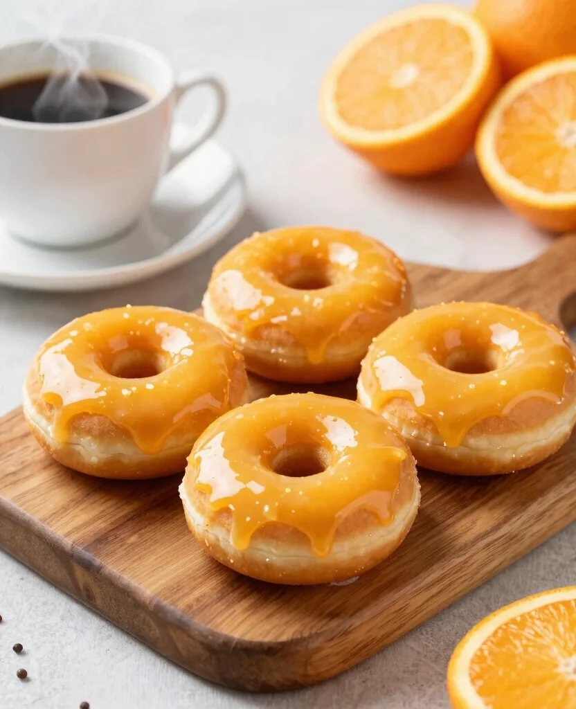 17 Recipes With Orange Juice For Drinks And Desserts - 11. Orange Juice Glazed Donuts 1