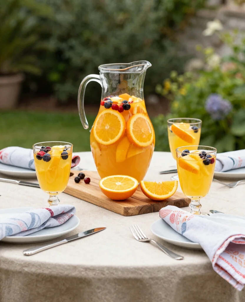 17 Recipes With Orange Juice For Drinks And Desserts - 2. Orange Juice Sangria 1