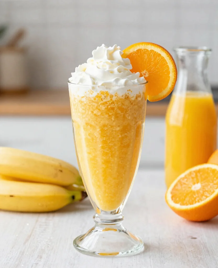 17 Recipes With Orange Juice For Drinks And Desserts - 3. Orange Creamsicle Smoothie 1