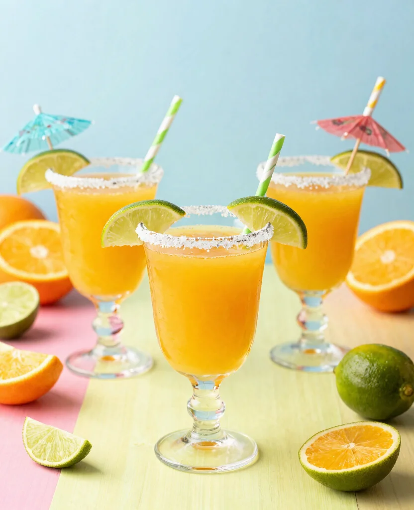 17 Recipes With Orange Juice For Drinks And Desserts - 5. Orange Juice Margaritas 1