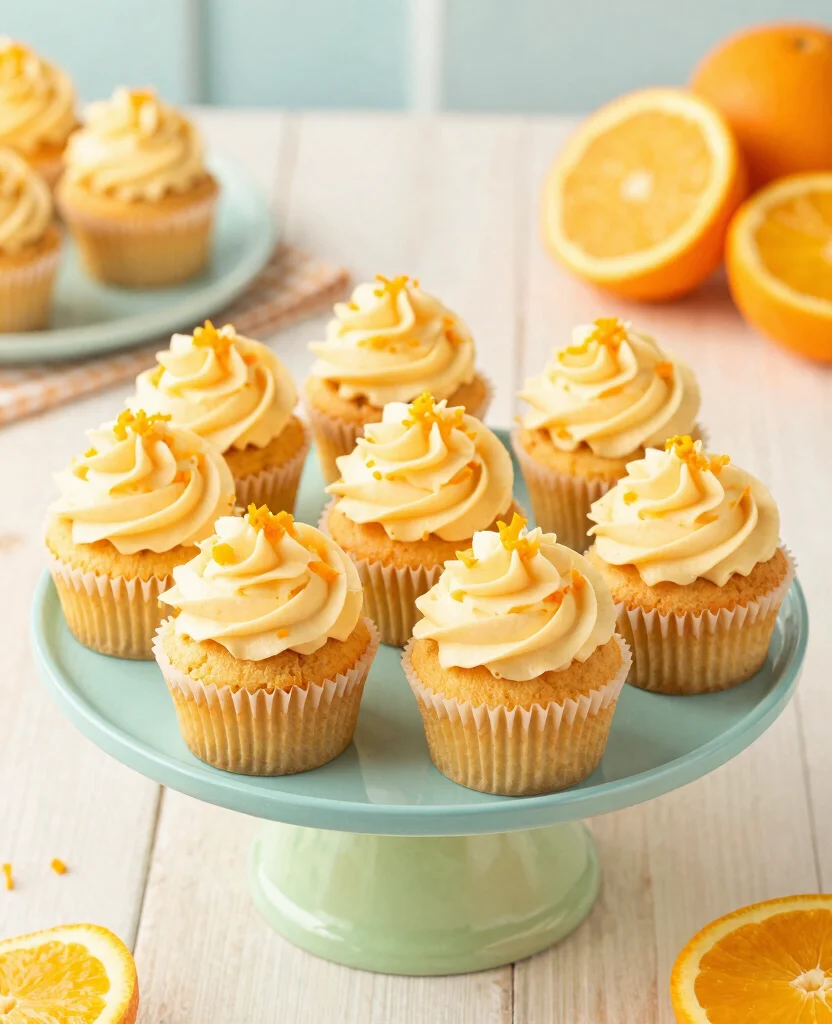 17 Recipes With Orange Juice For Drinks And Desserts - 8. Orange Juice Cupcakes 1