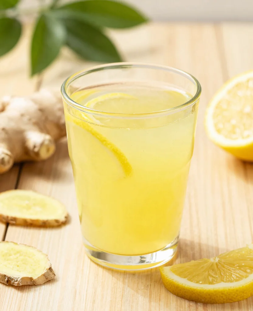 18 Easy Juice Recipes For Beginners With Few Ingredients - 12. Ginger Lemon Detox Juice 1