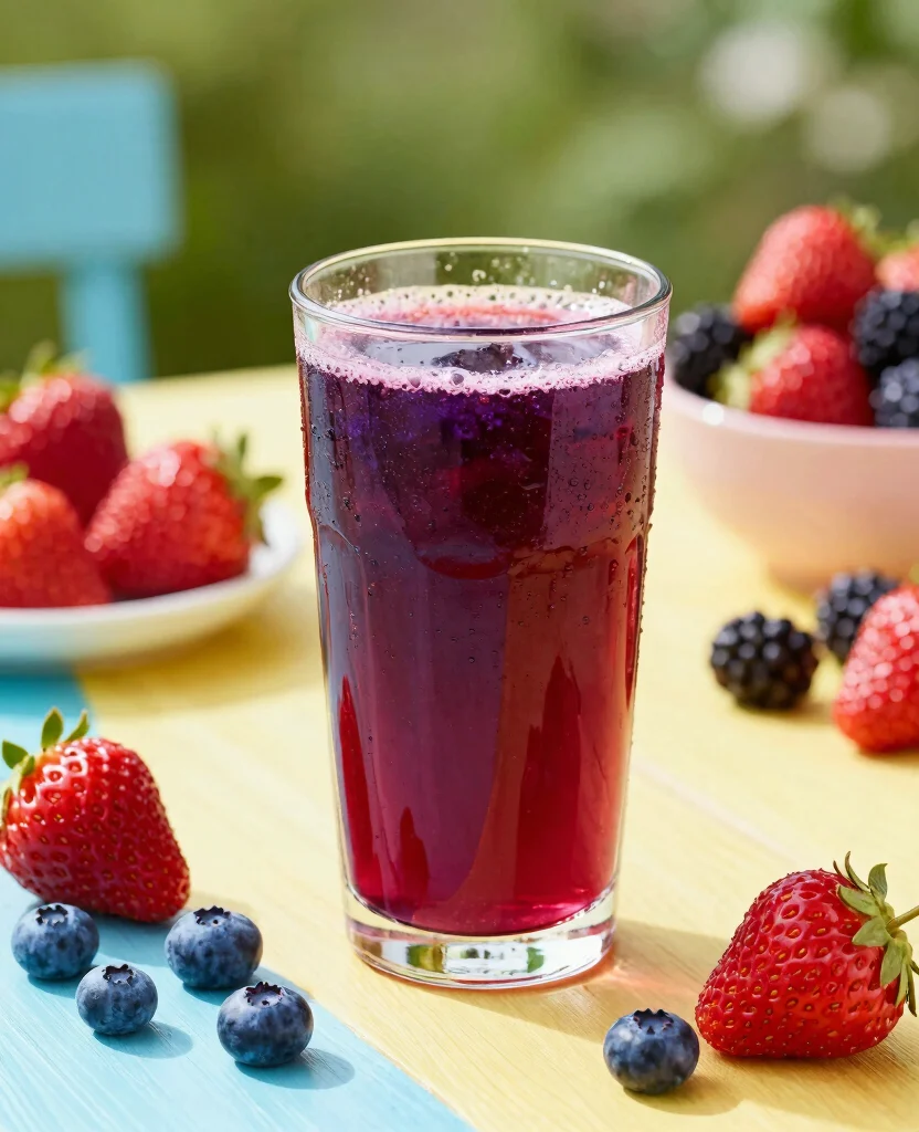 18 Easy Juice Recipes For Beginners With Few Ingredients - 4. Berry Blast Juice 1