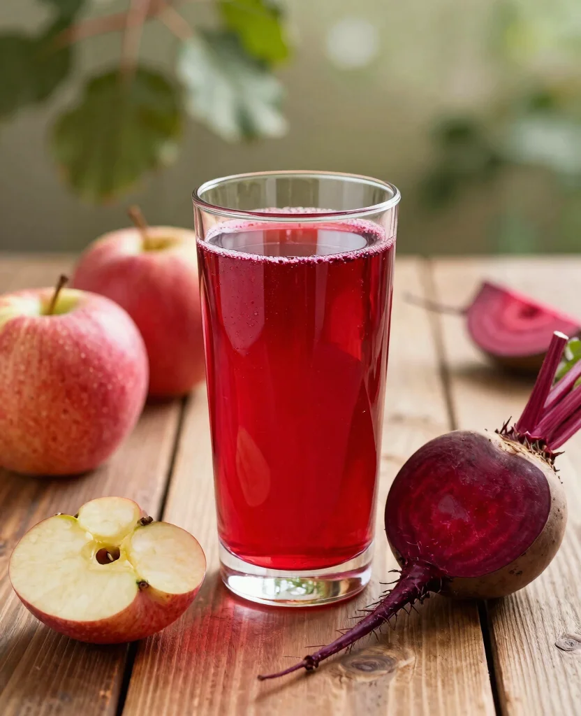 18 Easy Juice Recipes For Beginners With Few Ingredients - 6. Beetroot Apple Juice 1