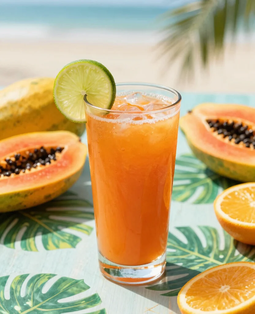 18 Fresh Pressed Juice Recipes You Will Love - 15. Papaya Citrus Bliss 1