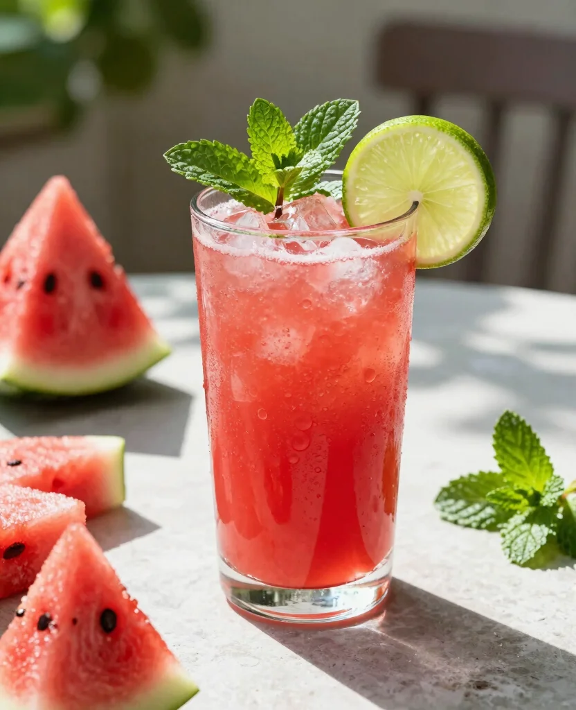 18 Fresh Pressed Juice Recipes You Will Love - 5. Watermelon Mint Cooler 1