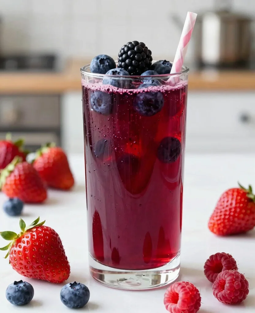 18 Fresh Pressed Juice Recipes You Will Love - 7. Berry Bliss Juice 1