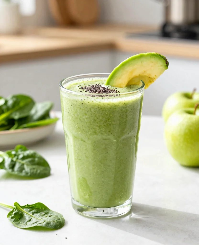 18 Fresh Pressed Juice Recipes You Will Love - 8. Creamy Avocado Green Juice 1