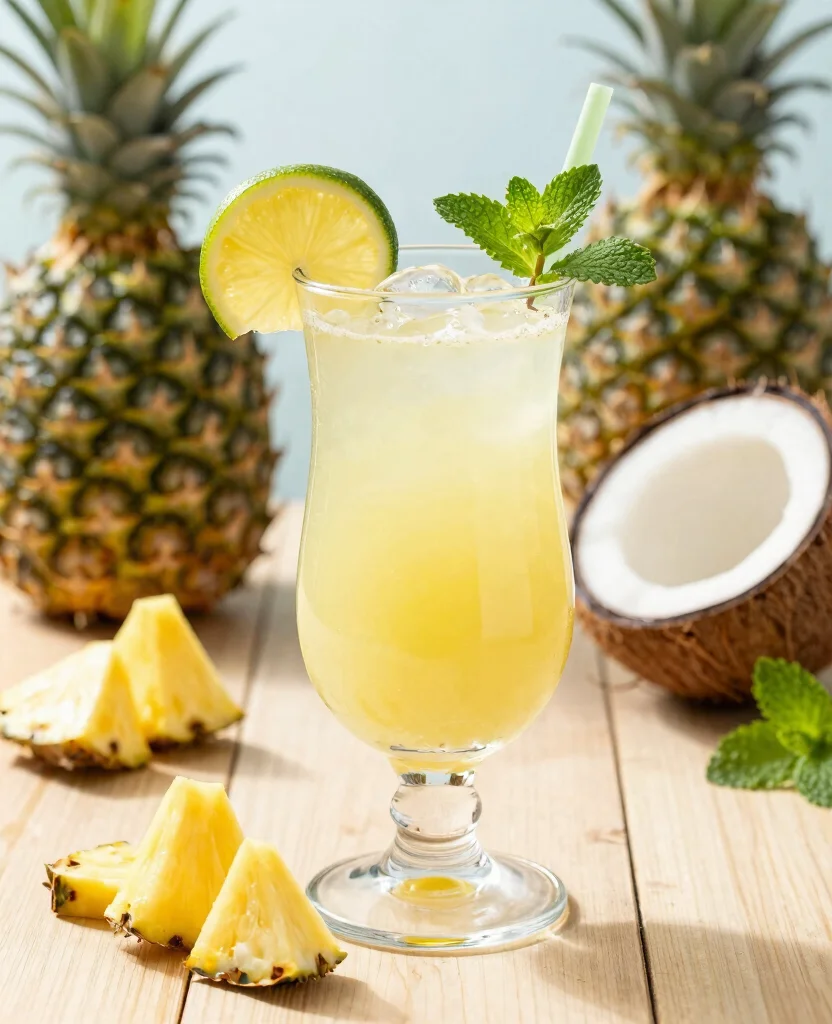 18 Fresh Pressed Juice Recipes You Will Love - 9. Pineapple Coconut Refresher 1
