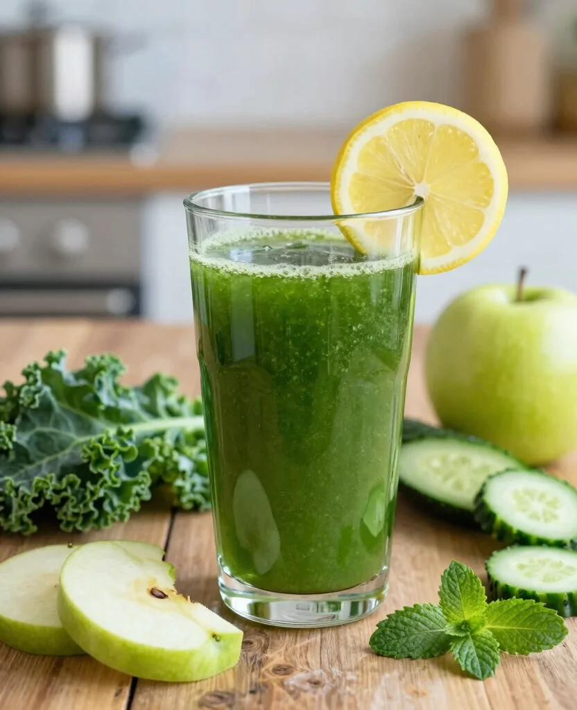 18 Green Juice Recipes For Beginners That Taste Good - 1. Classic Green Detox Juice 1
