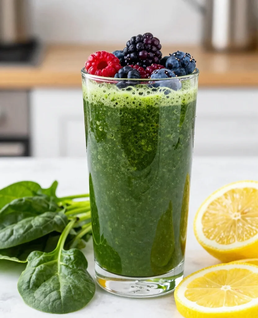 18 Green Juice Recipes For Beginners That Taste Good - 18. Green Berry Delight Juice 1