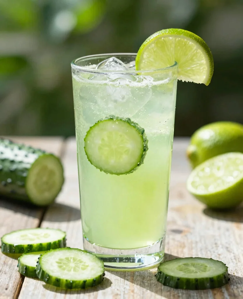 18 Green Juice Recipes For Beginners That Taste Good - 7. Refreshing Cucumber Lime Juice 1