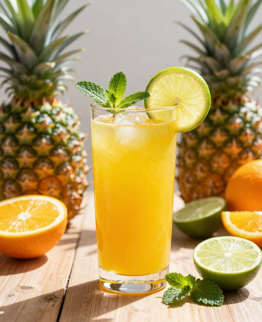 18 Healthy Juice Recipes Flat Belly Focused Detox Drinks - 2. Tropical Citrus Detox Juice 1