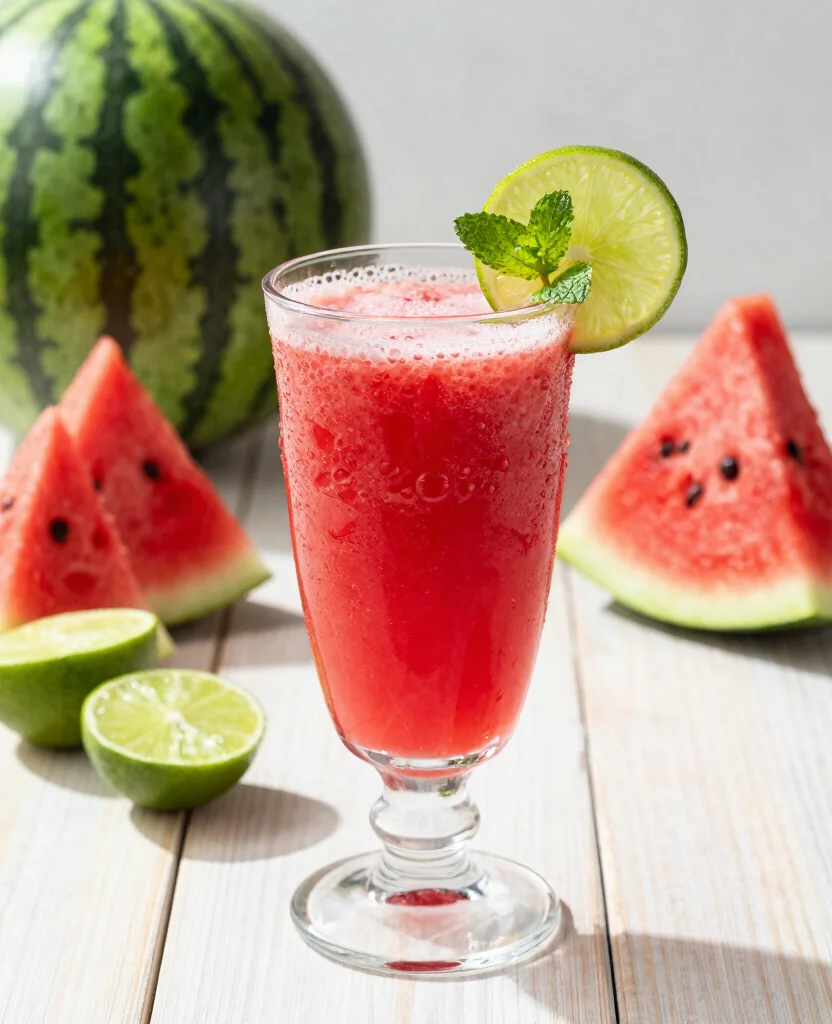 18 Healthy Juice Recipes Flat Belly Focused Detox Drinks - 6. Watermelon and Lime Refresher 1