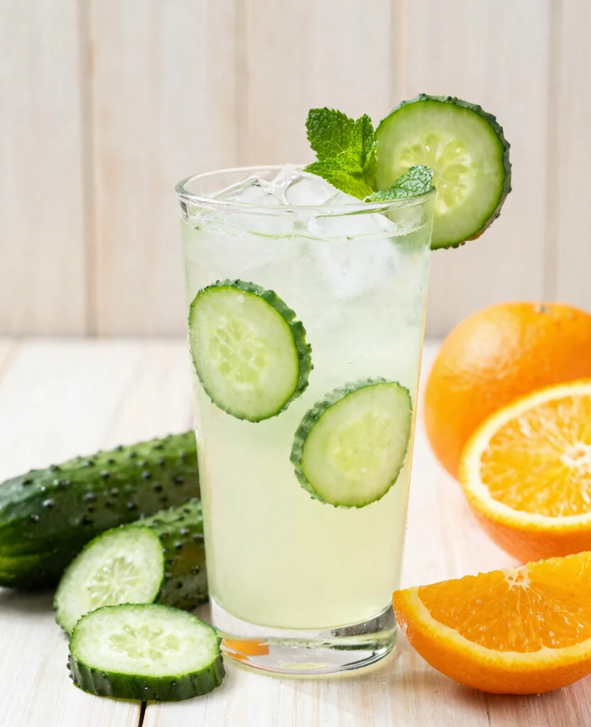 18 Healthy Juice Recipes Flat Belly Focused Detox Drinks - 7. Cucumber Citrus Cooler 1