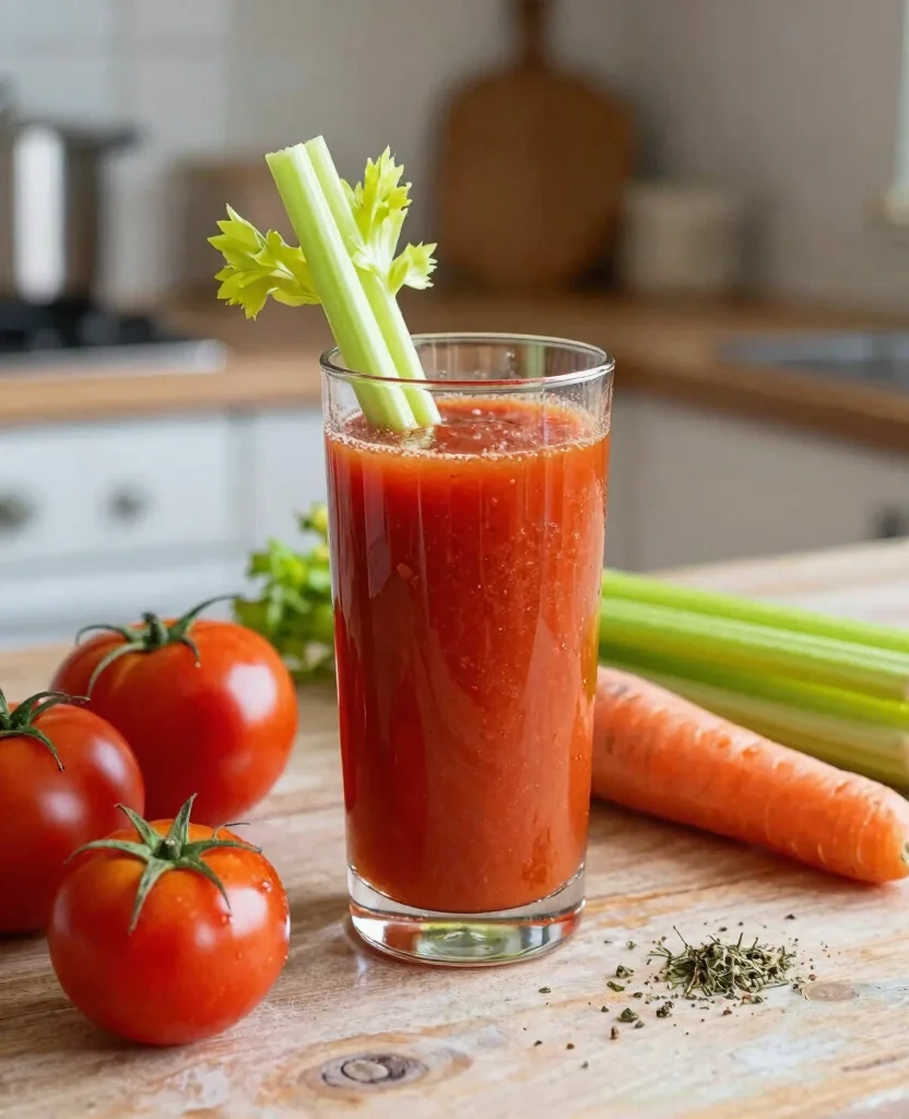 18 Juicer Recipes Beginners Juice Cleanse Friendly Ideas - 10. Nutritious Tomato Vegetable Juice 1