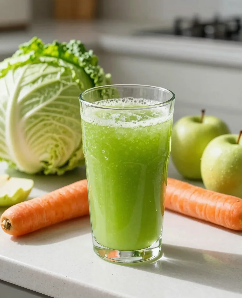 18 Juicer Recipes Beginners Juice Cleanse Friendly Ideas - 15. Revitalizing Cabbage Juice 1