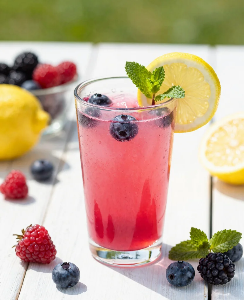 18 Juicer Recipes Beginners Juice Cleanse Friendly Ideas - 18. Simple Berry Lemonade Juice 1