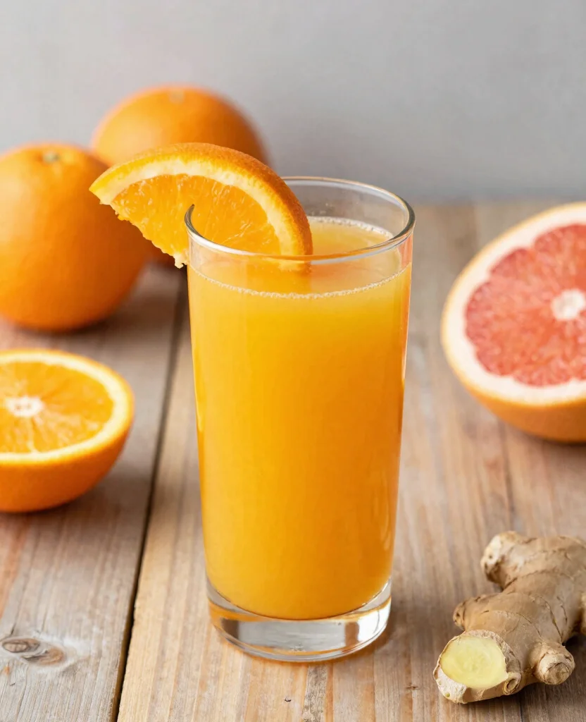 19 Anti Inflammation Juice Recipes With Powerful Ingredients - 4. Ginger Citrus Cleanse 1
