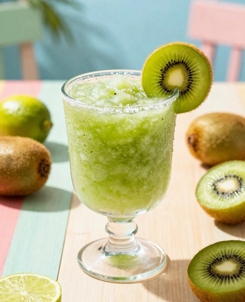 19 Healthy Drink Recipes Juice Based And Refreshing - 16. Kiwi Lime Slush 1