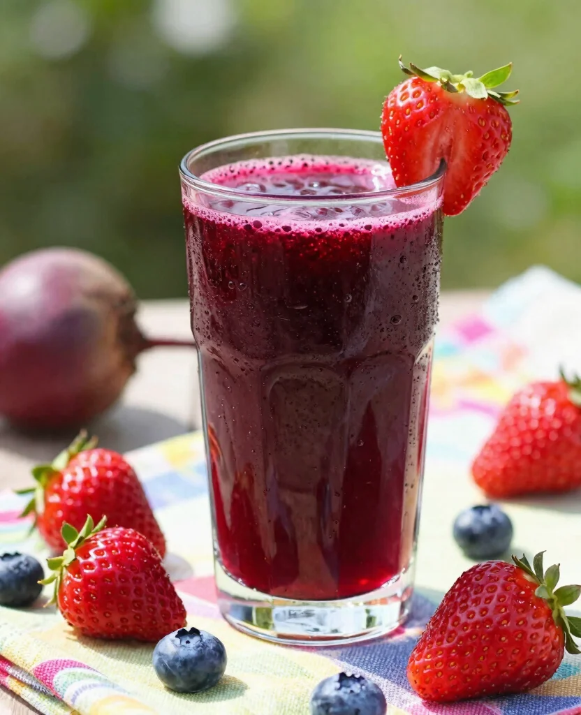 19 Healthy Drink Recipes Juice Based And Refreshing - 4. Berry Beet Blast 1