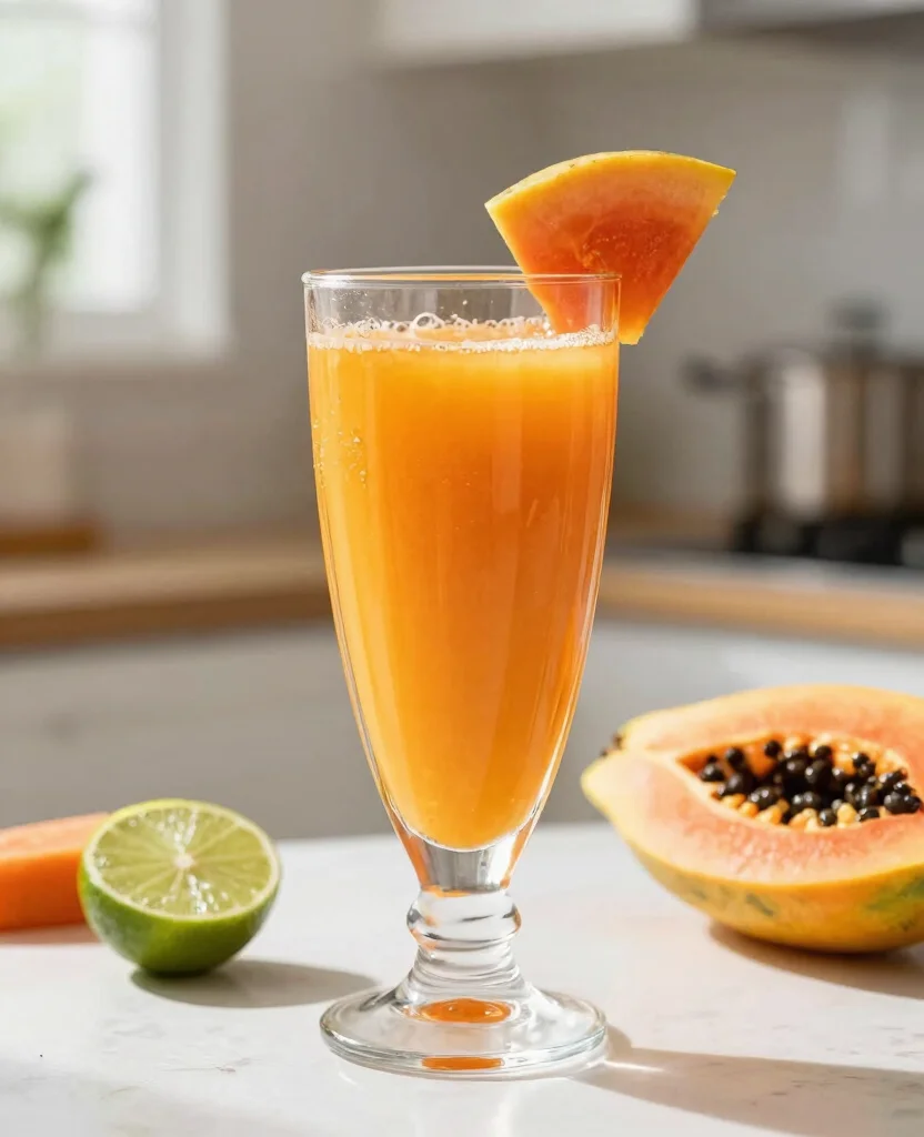 19 Healthy Juice Recipes For Glowing Skin And Beauty - 11. Papaya Paradise Juice 1
