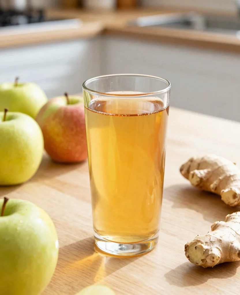 19 Healthy Juice Recipes For Glowing Skin And Beauty - 6. Apple Ginger Zinger Juice 1
