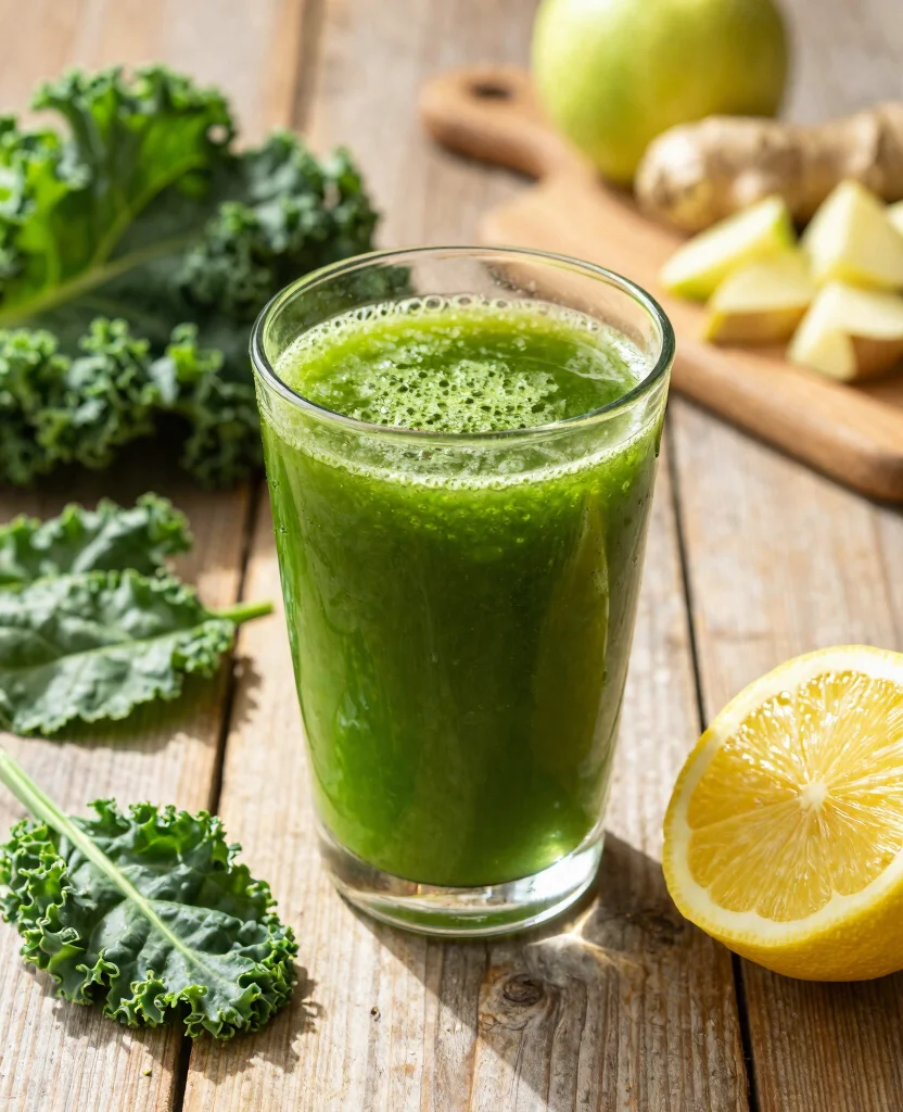 19 Juice Recipes For Health And Daily Wellness - 1. Green Immunity Boost 1