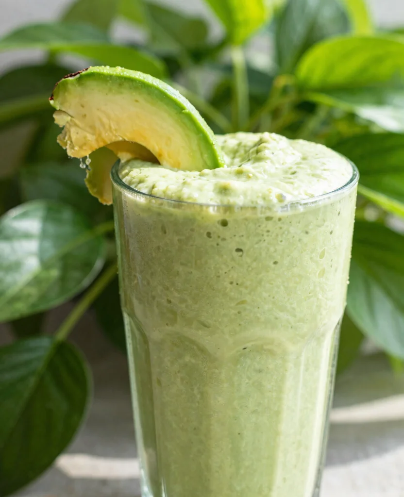 19 Juice Recipes For Health And Daily Wellness - 13. Creamy Avocado Smoothie 1