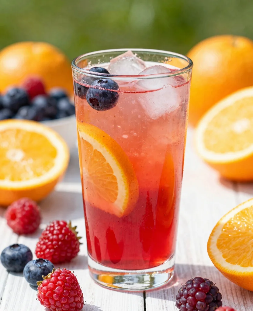 19 Juice Recipes For Health And Daily Wellness - 19. Berry Citrus Cooler 1
