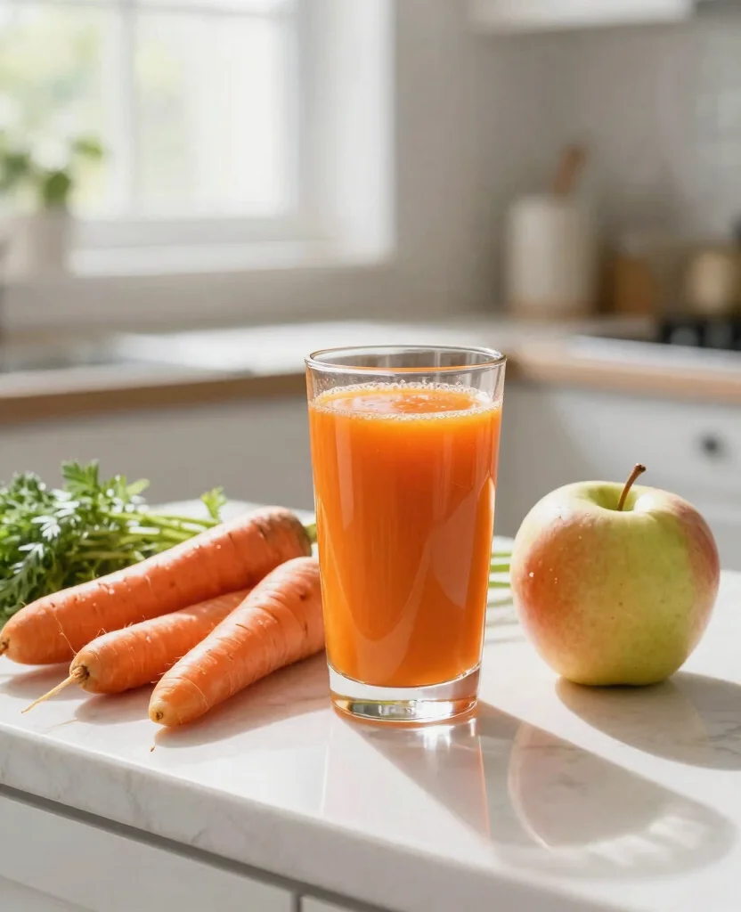 19 Juice Recipes For Health And Daily Wellness - 6. Carrot Energizer 1