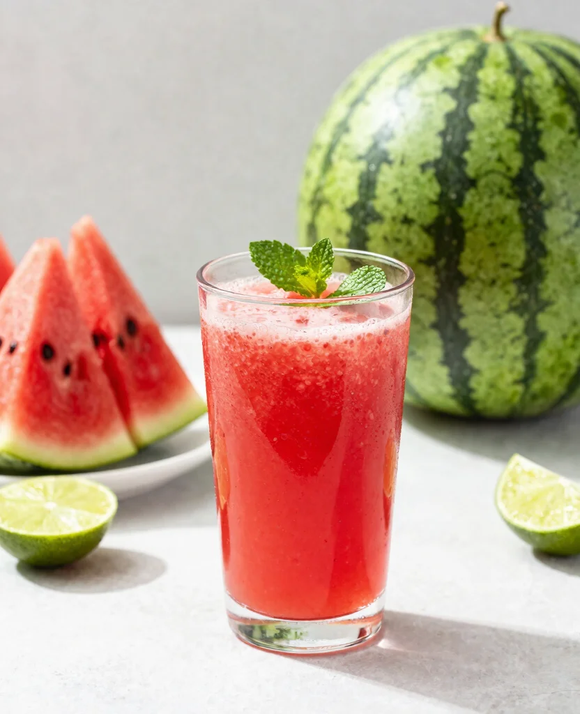 19 Juice Recipes For Health And Daily Wellness - 9. Refreshing Watermelon Juice 1