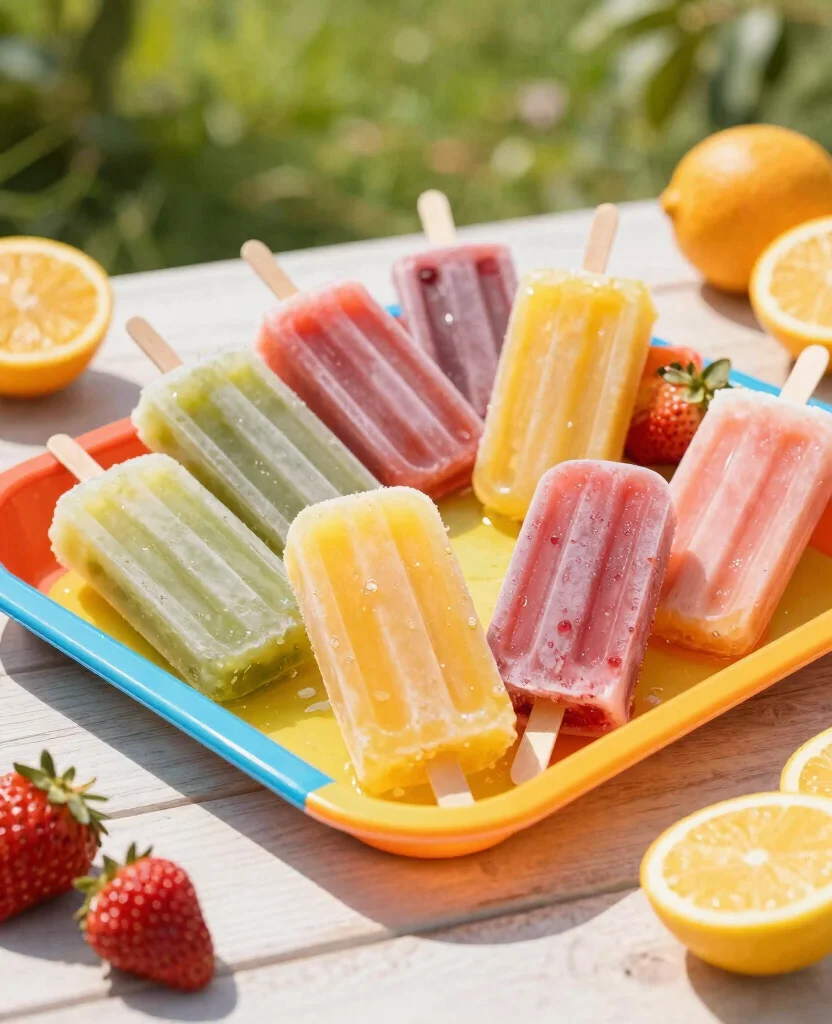 19 Juice Recipes For Kids That Are Fun And Colorful - 15. Fun Fruity Popsicles 1