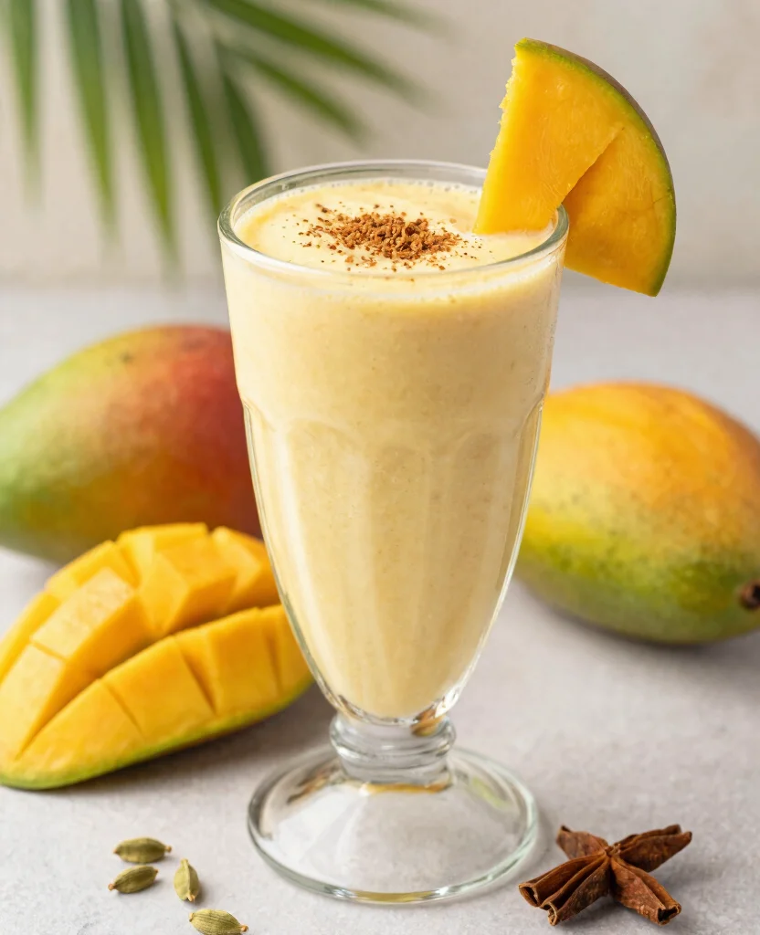 19 Juice Recipes For Kids That Are Fun And Colorful - 19. Mango Lassi Smoothie 1