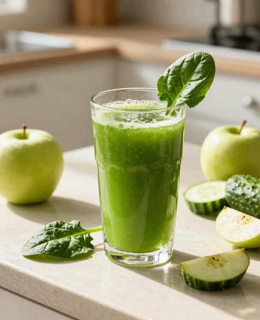 19 Juice Recipes For Kids That Are Fun And Colorful - 2. Green Monster Juice 1