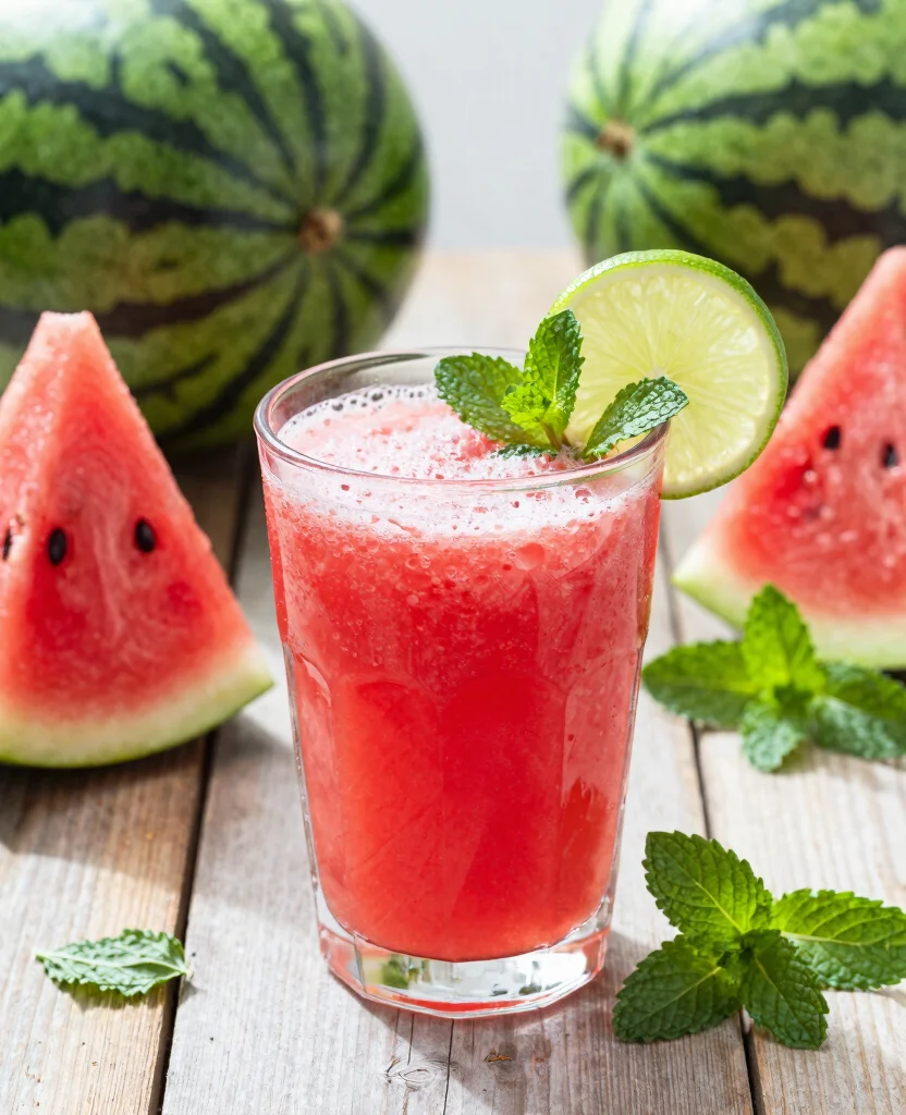 19 Juice Recipes For Kids That Are Fun And Colorful - 6. Watermelon Cooler 1