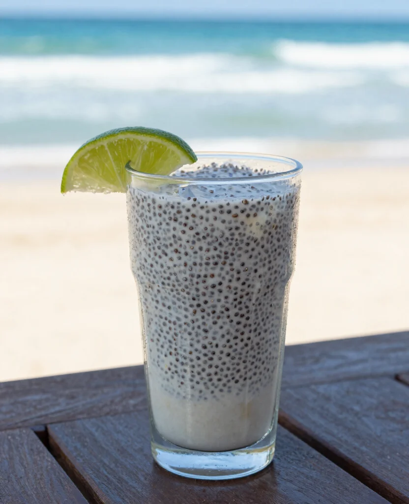 19 Kidney Detox Cleanse Juice Recipes For Hydration - 13. Coconut Chia Detox Drink 1
