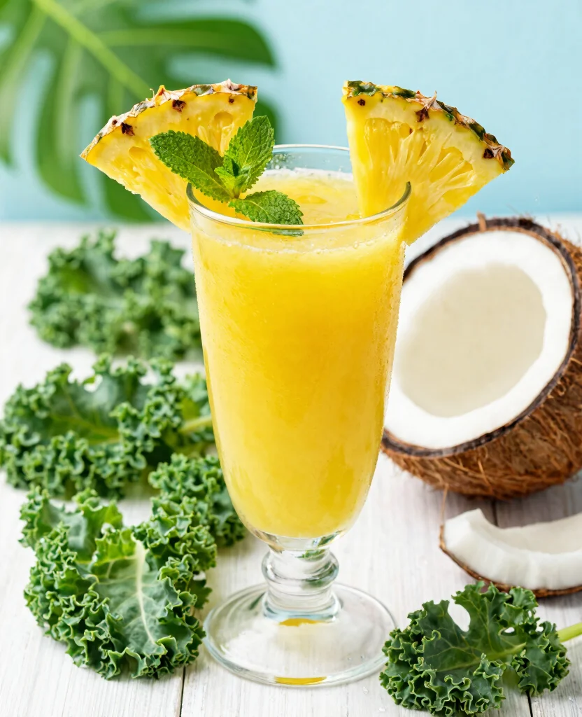 19 Kidney Detox Cleanse Juice Recipes For Hydration - 2. Tropical Kidney Cleanse 1