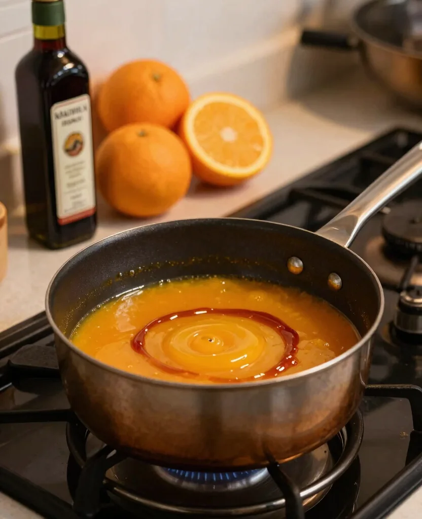 19 Recipes Using Orange Juice For Cooking And Baking - 11. Orange Juice Balsamic Reduction 1