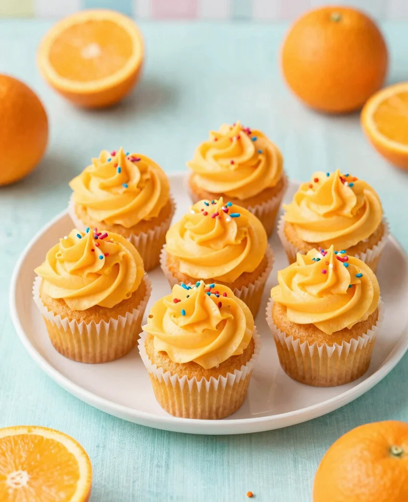 19 Recipes Using Orange Juice For Cooking And Baking - 12. Orange Juice Cupcakes 1