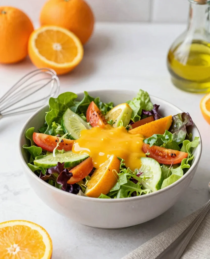 19 Recipes Using Orange Juice For Cooking And Baking - 3. Orange Juice Salad Dressing 1