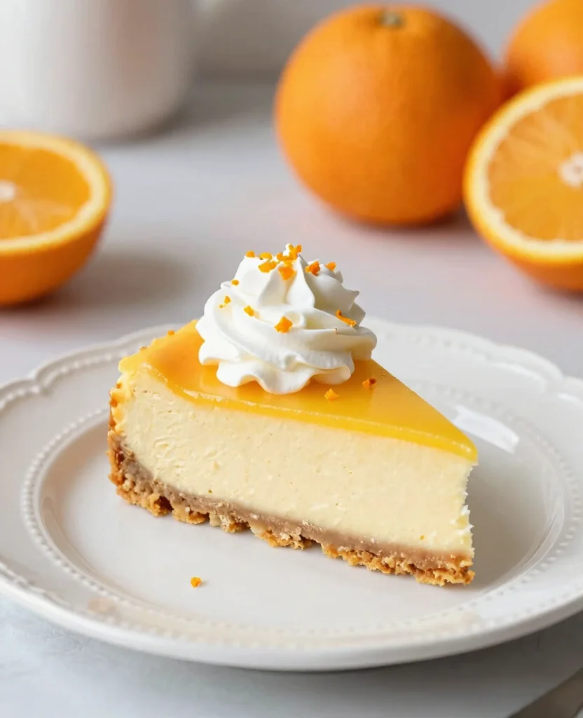 19 Recipes Using Orange Juice For Cooking And Baking - 4. Orange Juice Cheesecake 1
