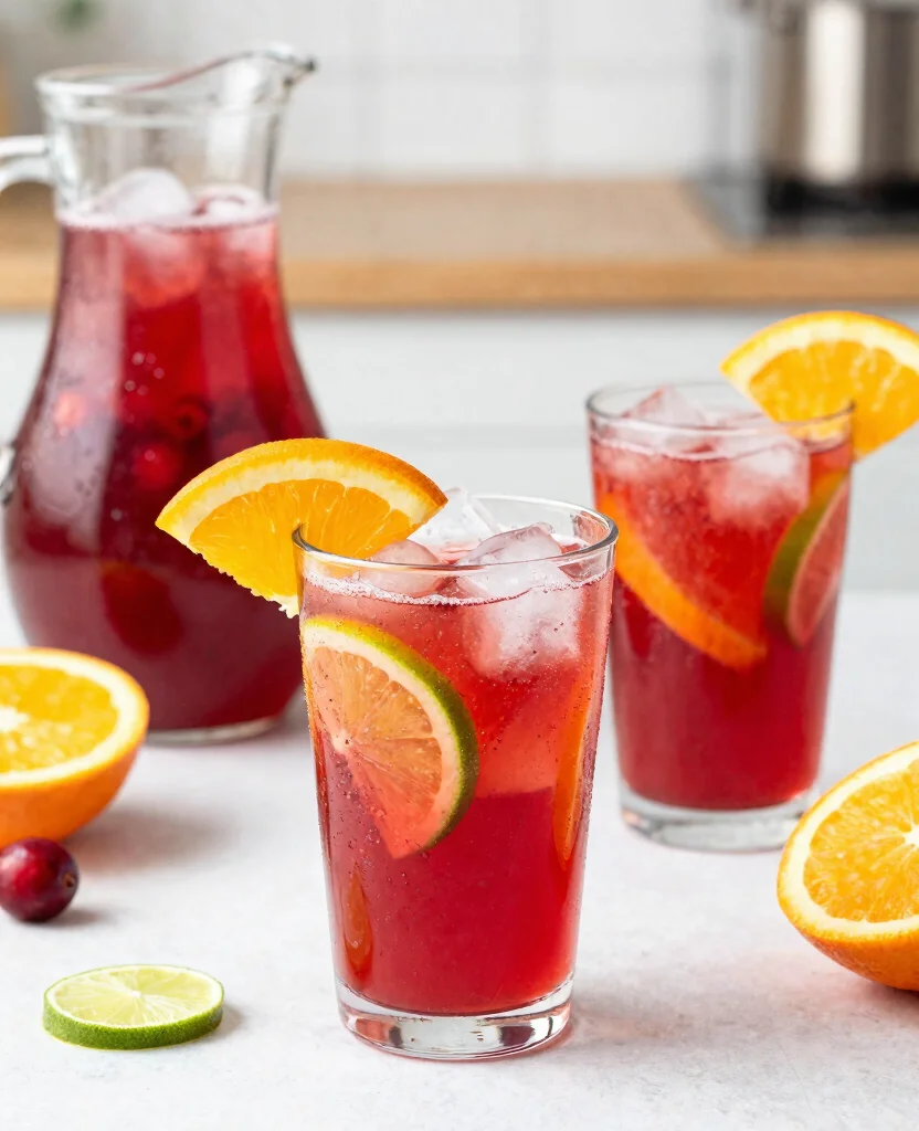 19 Recipes With Cranberry Juice For Refreshing Drinks - 1. Cranberry Citrus Fizz 1