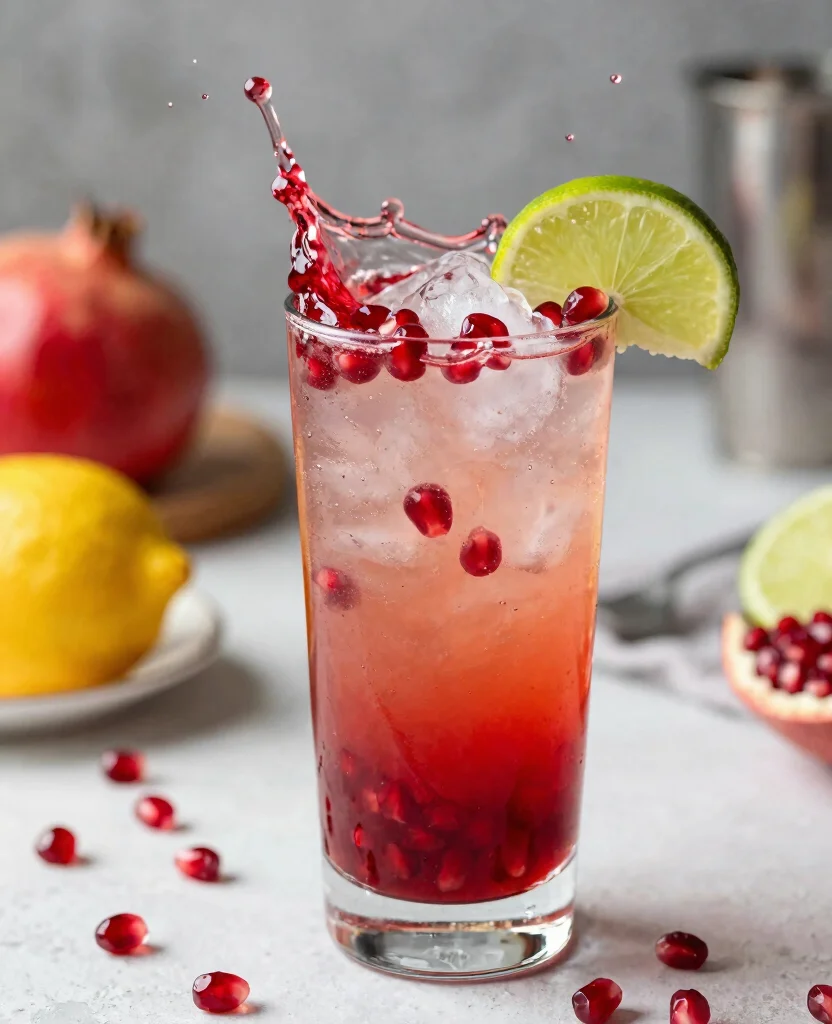 19 Recipes With Cranberry Juice For Refreshing Drinks - 11. Cranberry and Pomegranate Splash 1
