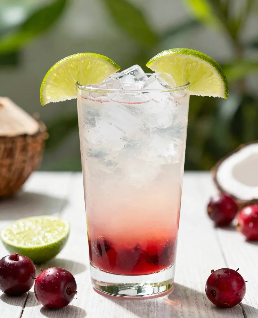 19 Recipes With Cranberry Juice For Refreshing Drinks - 15. Cranberry and Coconut Water Mix 1